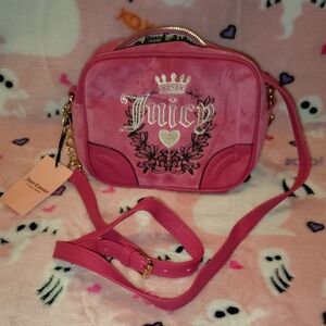 Juicy Couture Vibrant Pink Crossbody Bag